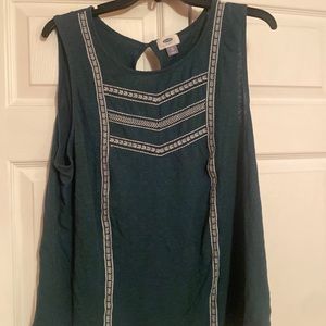 Old Navy teal tank top